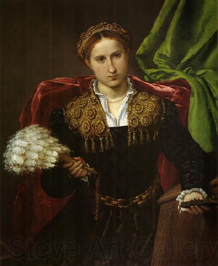 Lorenzo Lotto Portrat der Laura da Pola Spain oil painting art